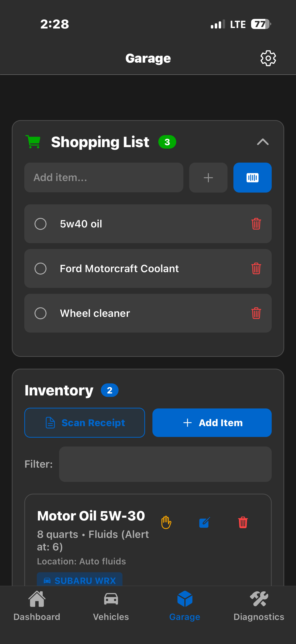 Pop the Hood — app screen