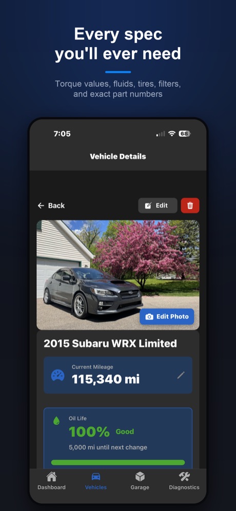 Pop the Hood — Every spec you'll ever need