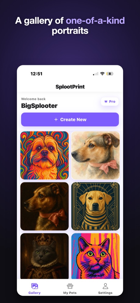 SplootPrint — A gallery of one-of-a-kind portraits